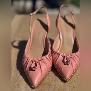 Coach Wionna Pointed Slingback Pump in the color Candy Pink. 
Sz 9 B